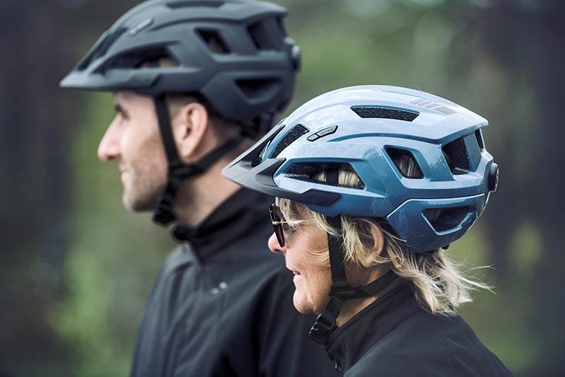 Ein gut sitzender Fahrradhelm sorgt für die nötige Sicherheit